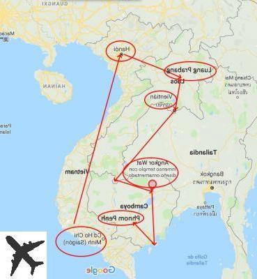 Viajar al sudeste asiático: Vietnam, Laos y Camboya - [RUTA + MAPAS]