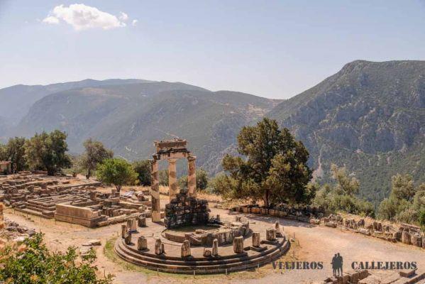 Visite o oráculo de Delfos na Grécia
