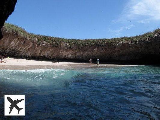 A praia escondida das Ilhas Marieta no México