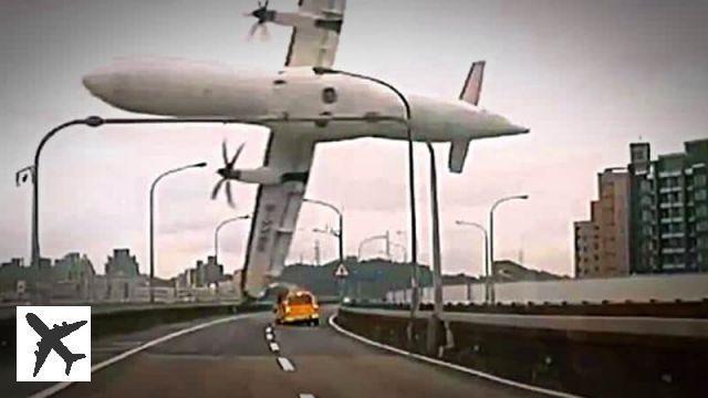 5 vidéos impressionnantes de crash d’avions