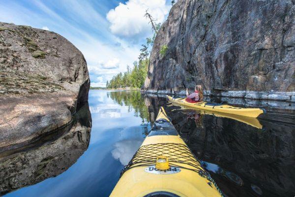 Kayak y piraguismo en finlandia
