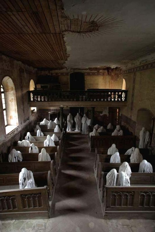 The Church of St. George in the Czech Republic and its terrifying statues