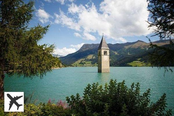 Le lac de Resia et son clocher englouti