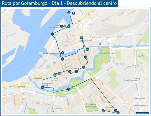 What to see in Gothenburg in 3 days with route and maps