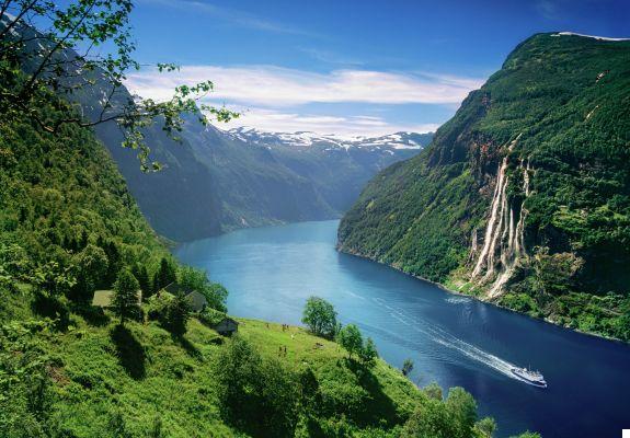 Montagnes en Norvège