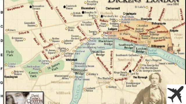 The charles dickens route in london