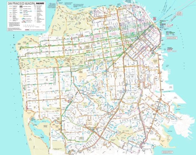Cartes et plans détaillés de San Francisco