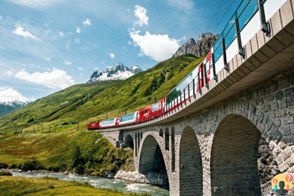 Come viaggiare in treno in Svizzera