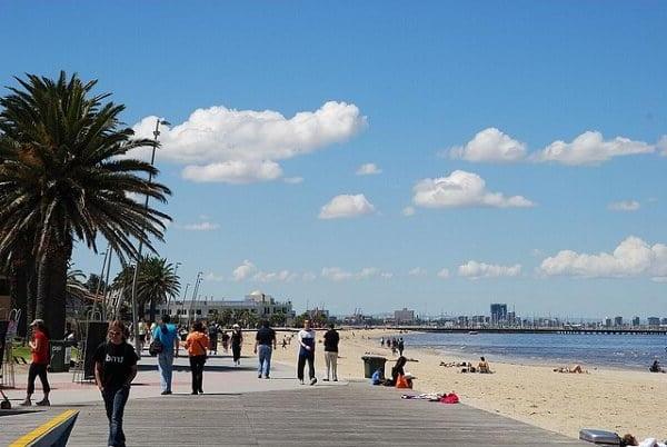 Le faubourg bohème de St Kilda à Melbourne