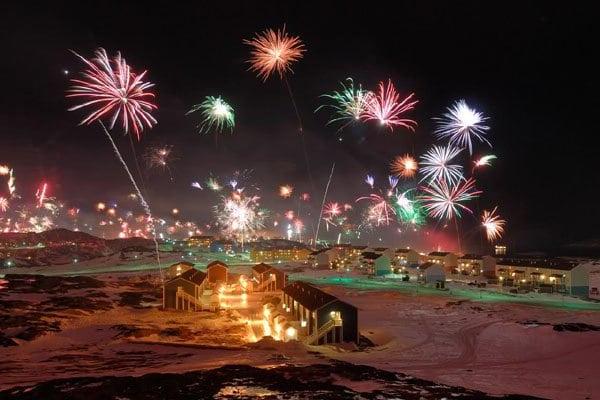 I più bei fuochi d'artificio per il nuovo anno