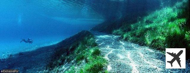 Grüner See, un parc qui se transforme en lac en été