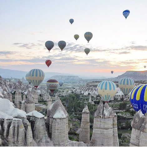 Vol en montgolfière en Cappadoce