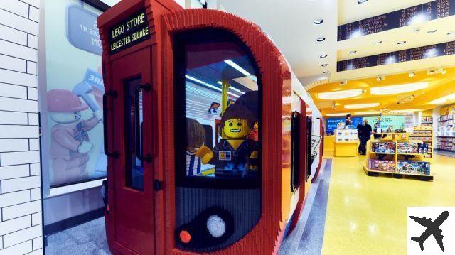 A maior loja de Lego do mundo fica em Londres.