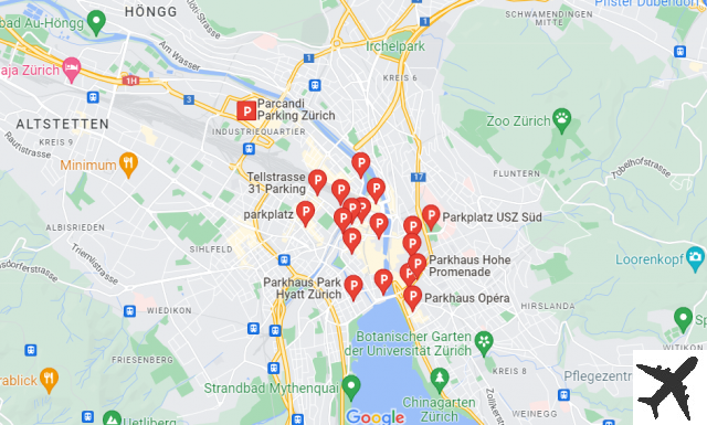 Parcheggi economici a Zurigo: dove parcheggiare a Zurigo?