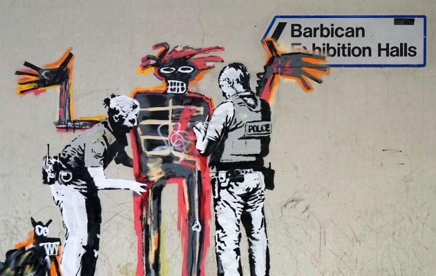 New Banksy graffiti appears in London