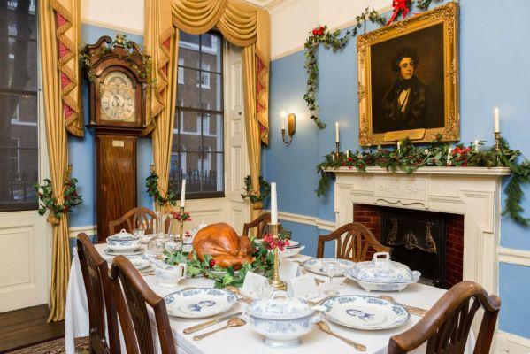 Mostra di Charles Dickens Business Natale Londra