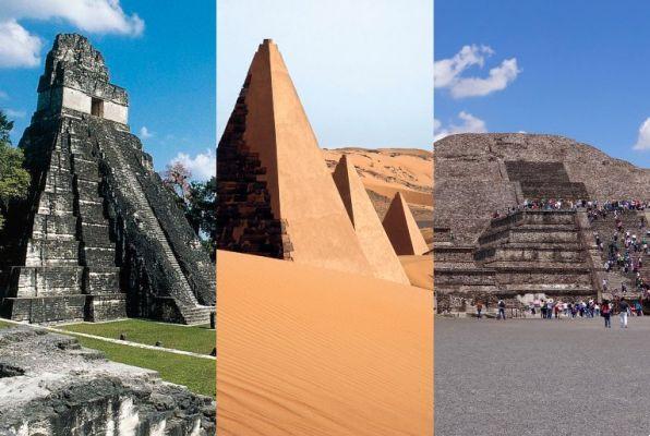 What are the 10 largest pyramids in the world and where are they located?