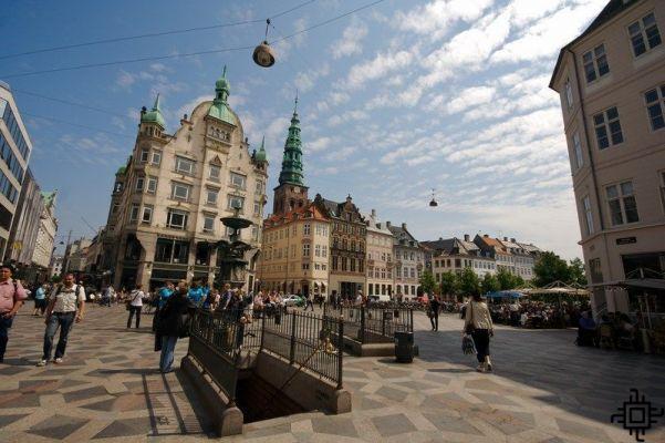 Shopping by stroget airport farewell