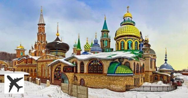 Le temple universel des religions à Kazan, en Russie