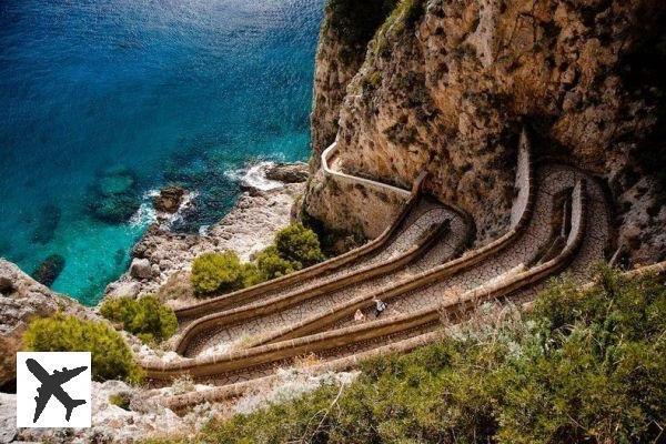 The Via Krupp on the island of Capri