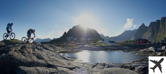 Lofoten islands bike route