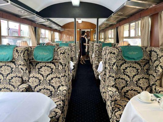 trem de luxo Royal Windsor Steam Express de Londres ao estilo Windsor Pullman
