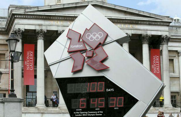 The countdown to the London Olympics begins