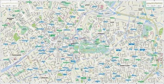 Mapas y planos detallados de Berlín