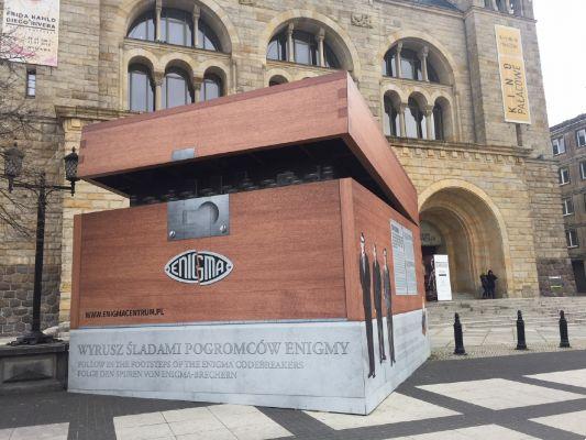 Enigma machine poznan museum