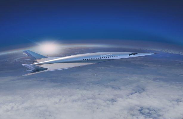 Hypersonic plane from London to New York in two hours