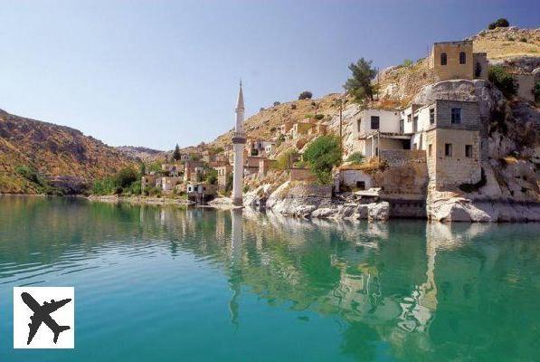 Il villaggio sommerso di Halfeti in Turchia