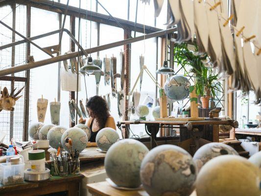 Globemakers de boules du monde personnalisés Londres