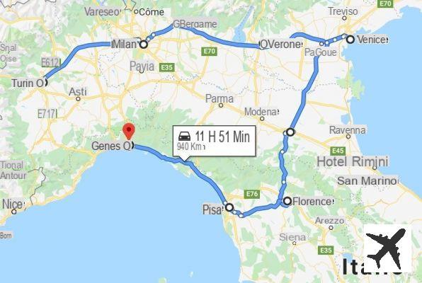 Visita Italia en 8 días: viaje por carretera en el norte