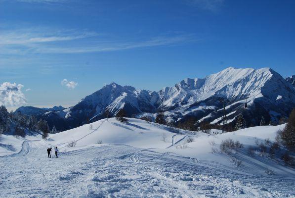 Places to see snow and ski in Italy