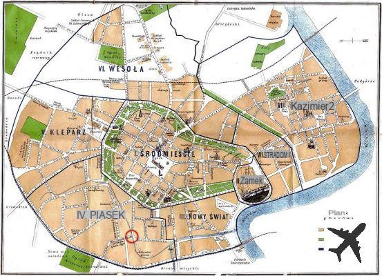 Mapas y planos detallados de Cracovia