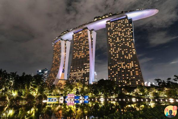 I punti turistici di Singapore non includono roteiro