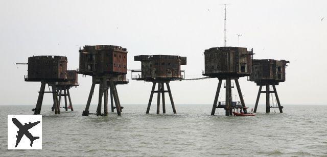 Forti abbandonati di Maunsell nell'estuario del Tamigi