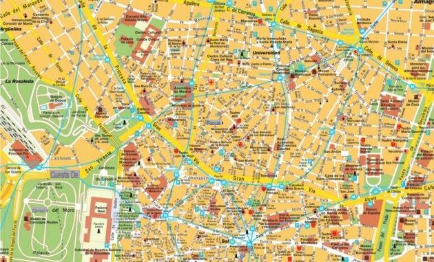 Mappe e piani dettagliati di Madrid