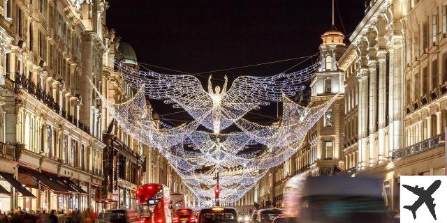 luzes de natal em Londres