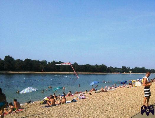 Plage de belgrado à Ciganlija