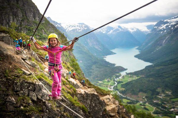 Diversão em família na Noruega