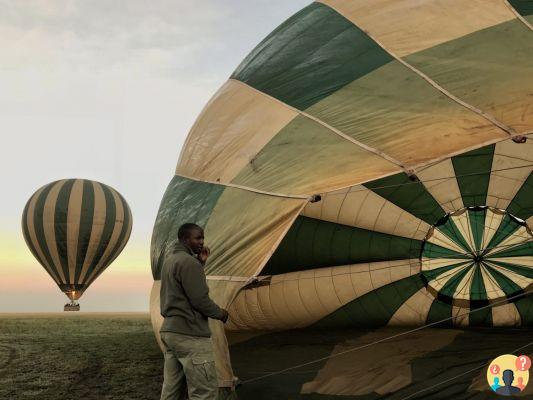 Balloon ride in Serengeti, Tanzania