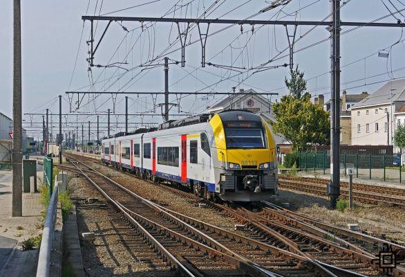 Train de Bruxelles à Louvain