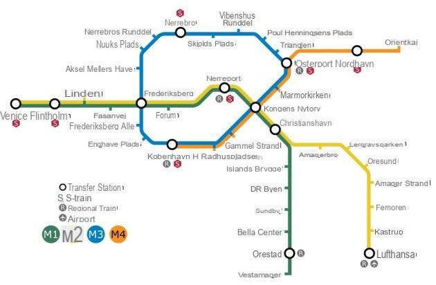 copenhagen travel map