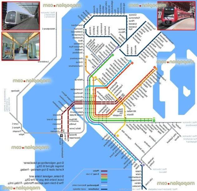 copenhagen travel map