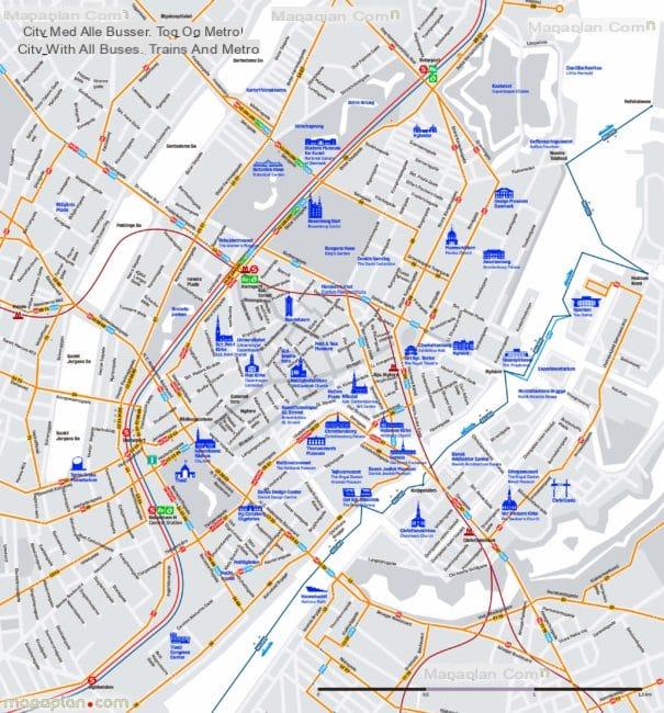 copenhagen travel map