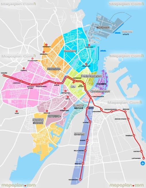 copenhagen travel map