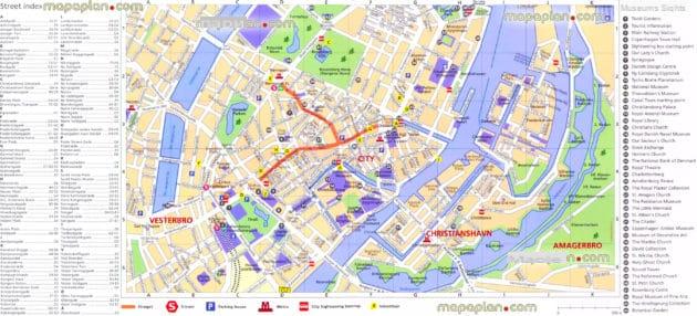 copenhagen travel map