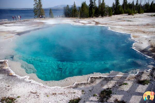 Parco Nazionale di Yellowstone negli Stati Uniti