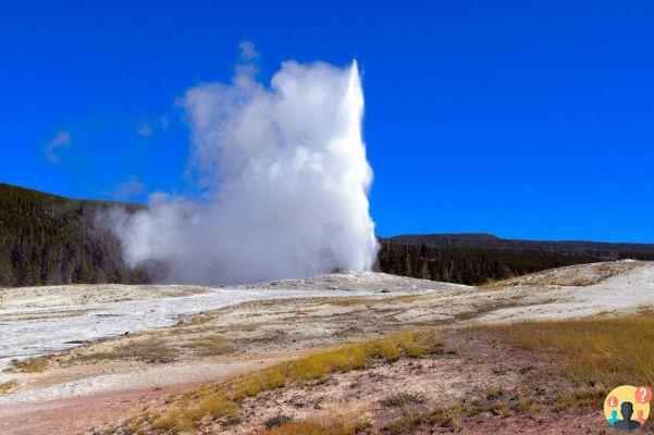 Parque Nacional de Yellowstone en los Estados Unidos